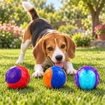 GiGwi Ball Sesli Sert Köpek Topu Small 3'lü