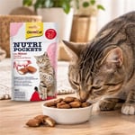 GimCat Nutripockets Biftekli ve Maltlı Kedi Ödül Maması 60 gr