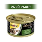 Gimcat Shinycat Tavuklu ve Çimenli Kedi Konservesi 70 gr 24 Adet