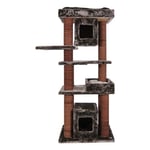 Lotus Brüksel Tırmalamalı Kedi Evi