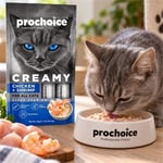 Prochoice Creamy Tavuklu ve Karidesli Kedi Krema Ödül Maması 4x15 gr