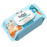 Reflex Care Alaçatı Ice Kokulu Kedi ve Köpekler İçin Çok Amaçlı Hijyenik Temizleme Mendili 50'li