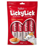 Reflex Plus Lickylick Somonlu Kedi Sıvı Ödül Maması 4x15 gr