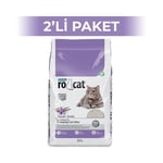 RoCat Lavanta Kokulu Bentonit Kedi Kumu 10 lt 2 Adet