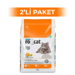 RoCat Portakal Kokulu Bentonit Kedi Kumu 10 lt 2 Adet