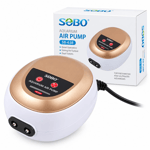 Sobo SB-638 Dijital Ayarlanabilir Çift Çıkışlı Akvaryum Hava Motoru 6W