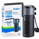Sobo WP-1105F Şelale Aparatlı Akvaryum İç Filtre 200 L/saat 5W