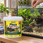 Tetra Pleco Veggie Wafers Bitkisel Vatoz Yemi 3,6 L 1800 gr
