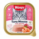 Wanpy Ton Balıklı ve Karidesli Kedi Ezme Yaş Maması 40 gr