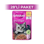 Whiskas Pure Delight Tavuk Etli Yetişkin Kedi Yaş Maması 85 gr 28 Adet