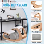 ÇALIŞMA SANDELYESİ BEYAZ KLASİK