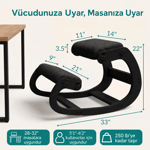 ÇALIŞMA SANDELYESİ SİYAH KLASİK
