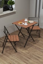 2 Adet Ege Katlanır Sandalye , Bistro Sandalye 21262