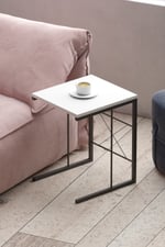 3 Lü Zigon Sehpa Beyaz 3002