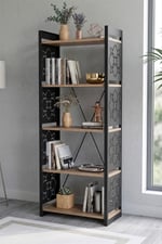 5 KATLI ENDÜSTRİYEL KİTAPLIK, ÇİÇEKLİK, ÇOK AMAÇLI RAF 2800