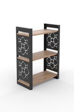 85 CM 3 KATLI ENDÜSTRİYEL KİTAPLIK, KONSOL, ÇİÇEKLİK, ÇOK AMAÇLI RAF 2810