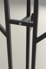9 Kancalı Metal Elbise Askısı, Portmanto Askısı, Antre Ayaklı Askı 5101