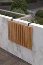 Ahşap Katlanır Balkon Masası