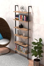 Duvara Monte 6 Katlı Raf , Duvar Rafı - Kitaplık 2603