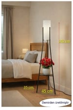 LUZ SİYAH RAFLI LAMBADER 4011