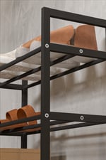 RETODESİGN 3 KATLI EKOL METAL AYAKKABILIK 1893