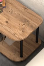 RETODESİGN 90/40 2 RAFLI ÇAM KONSOL , SEHPA , ÇOK AMAÇLI RAF. 1200A