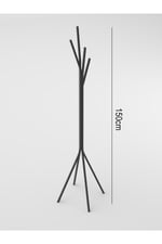 RETODESİGN METAL PAPATYA ASKI SİYAH 2076S