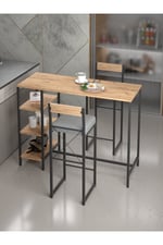 RETODESİGN RAFLI MİNDERLİ GOOD TAKIM ÇAM 2654