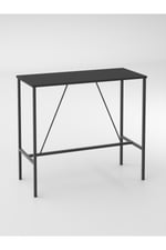 RETODESİGN SİYAH BAR MASASI / YEMEK MASASI 1652S