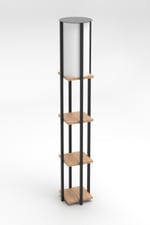 Retodesign Star Atlantik Çam Raflı Lambader 4002
