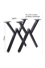 RETODESİGN W METAL MASA AYAĞI 2302