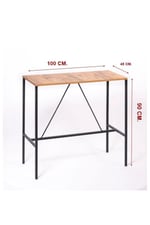 Retodesing Bar Masası 100/45 Yemek Masası