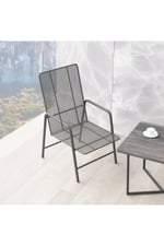 Retohome Style Metal Minderli Koltuk