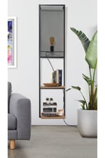 Siyah Kitaplıklı Lambader 5078