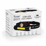 WATTON WT-056 USB ŞARJLI COB LED KAFA LAMBASI DAHİLİ BATARYALI - NT04456