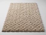 %100 Pamuk 2'li Banyo Paspas Takımı 60x100 cm ve 50x60 cm Yüksek Emici Çiftli Banyo Seti - Vizon