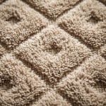 %100 Pamuk 2'li Banyo Paspas Takımı 60x100 cm ve 50x60 cm Yüksek Emici Çiftli Banyo Seti - Vizon