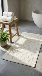 %100 Pamuk 70x120 cm Büyük Boy Banyo Paspası - Yüksek Emici Ayak Havlusu Paspas