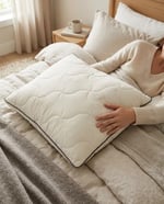 Angel Home %100 Doğal Pamuk Yastık - 50x70 cm İçi Dışı Pamuklu Organik Yastık