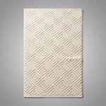 Angel Home %100 Pamuk Micro Cotton 6'lı Yüz Havlusu Seti - Geometrik Kabartmalı