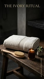 Angel Home %100 Pamuk Microcotton 70x140 Krem Banyo Havlusu