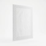 Angel Home %100 Pamuk Sık Dokuma 50x70 Beyaz Ayak Havlusu