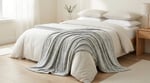 Angel Home Çift Kişilik Well-Soft Battaniye - 200x220 cm Gofraj Kabartma Dokulu