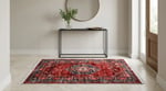 Angel Home Dijital Baskılı Deri Taban Kaymaz Halı - Makinede Yıkanabilir Hafif Modern Kilim Mira Serisi -1