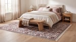 Angel Home Dijital Baskılı Deri Taban Kaymaz Halı - Makinede Yıkanabilir Hafif Modern Kilim Mira Serisi -15