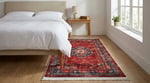 Angel Home Dijital Baskılı Deri Taban Kaymaz Halı - Makinede Yıkanabilir Hafif Modern Kilim Mira Serisi -1