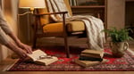 Angel Home Dijital Baskılı Deri Taban Kaymaz Halı - Makinede Yıkanabilir Hafif Modern Kilim Mira Serisi - 4