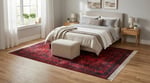 Angel Home Dijital Baskılı Deri Taban Kaymaz Halı - Makinede Yıkanabilir Hafif Modern Kilim Mira Serisi -6