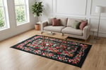 Angel Home Dijital Baskılı Deri Taban Kaymaz Halı - Makinede Yıkanabilir Hafif Modern Kilim Mira Serisi -8