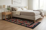 Angel Home Dijital Baskılı Deri Taban Kaymaz Halı - Makinede Yıkanabilir Hafif Modern Kilim Mira Serisi -8